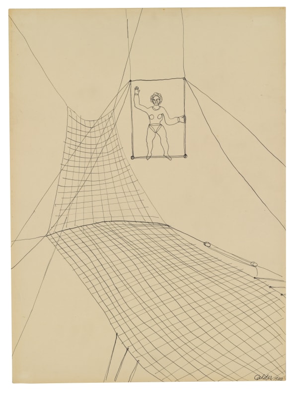Alexander Calder Sans titre encre sur papier 48.26 x 35.56 cm 19 x 14 in