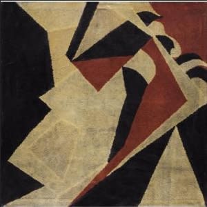 Jean Arp Composition en diagonales - crucifixion tapisserie de laine tendue sur châssis 122 x 122 cm 48 x 48 in.