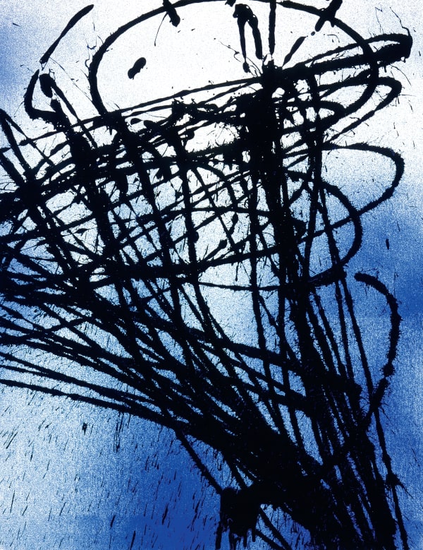 Hans Hartung T1989-A12 Acrylique sur toile 146 x 114 cm 57 1/2 x 44 7/8 in.