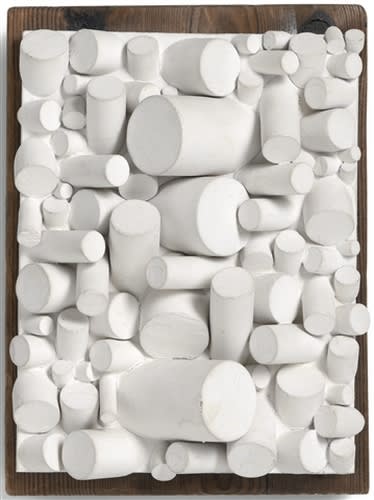 Sergio Camargo Relief n°271 relief en bois peint 24 x 18 x 12 cm