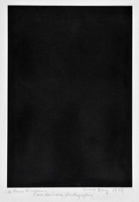 Man Ray Ma dernière photographie rayogramme 20 x 13,7 cm (disponible) 20 x 13,7 cm (available)