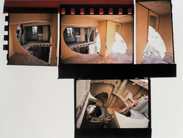 Gordon Matta-Clark Conical Intersect photographie cibachrome 76,3 x 101,5 cm (disponible) 76,3 x 101,5 cm (available)