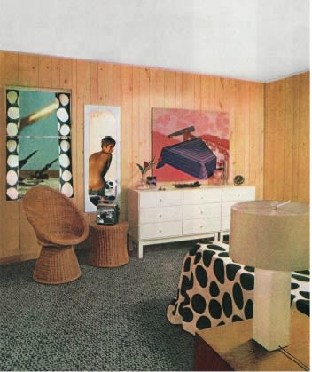 Martha Rosler Woman with Cannon (Dots) Photomontage 61 x 50.8 cm