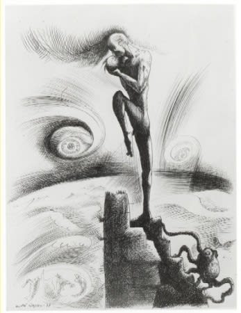 andré masson Maldoror, 1937 dessin plume et encre sur papier ink drawing on paper 63 x 43 cm 24 3/4 x 16 7/8 in