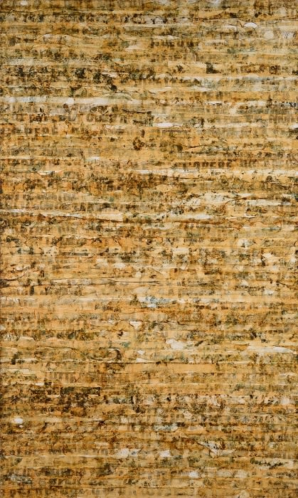 Gil Joseph Wolman L'opéré du coeur art scotch sur toile 162 x 97 cm (disponible)
