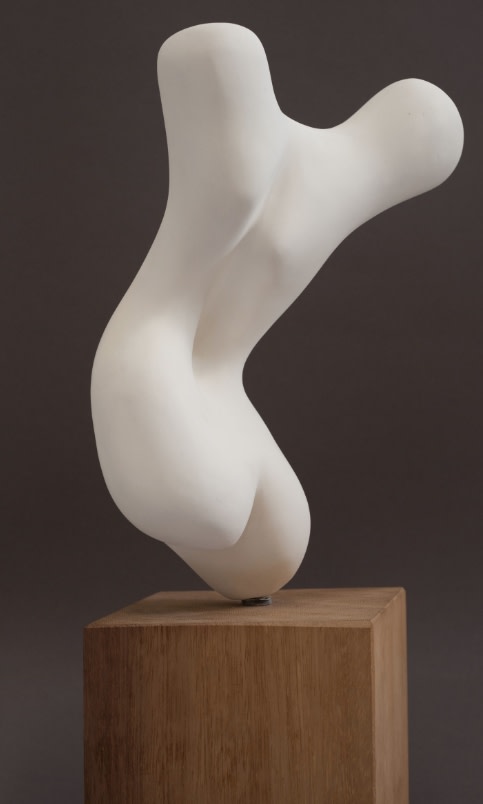 Jean Arp Torse des Pyrénées sculpture en plâtre, modèle d'origine Hauteur 31 cm
