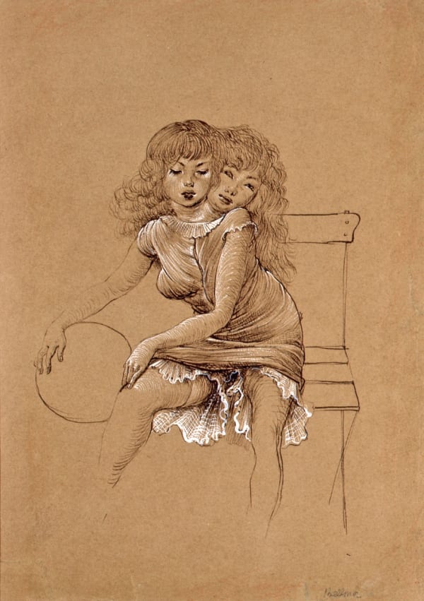 Hans Bellmer Sans titre crayon et gouache sur papier 33 x 25,5 cm (disponible) 33 x 25,5 cm (available)