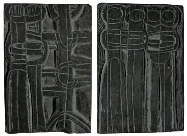 Raoul Ubac Sans titre Ardoise (recto/verso) 40 x 26,4 x 2,5 cm 15 3/4 by 10 3/8 by 1 in.