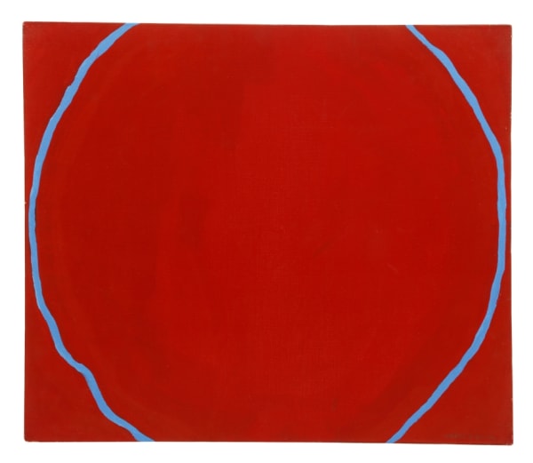Jiro Yoshihara Sans titre huile sur toile 45,5 x 53 cm 86 5/8 by 139 3/8 by 11 3/4