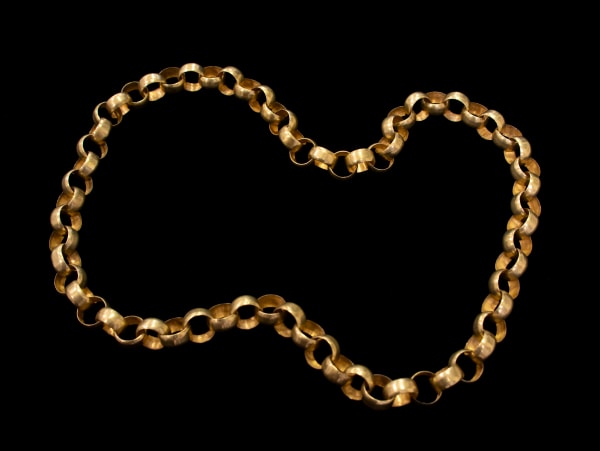Bijoux, Collier à maillons, XIXe siècle
