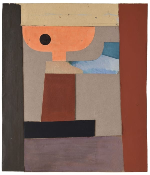 Jean Arp Collage huile, gouache, encre et collage de carton sur carton 34,5 x 29,5 cm