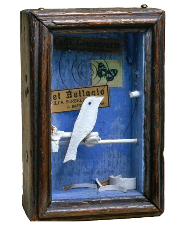 Joseph Cornell Sans titre (Hotel Bellagio) objets dans une boîte 17 x 11,5 x 5,5 cm