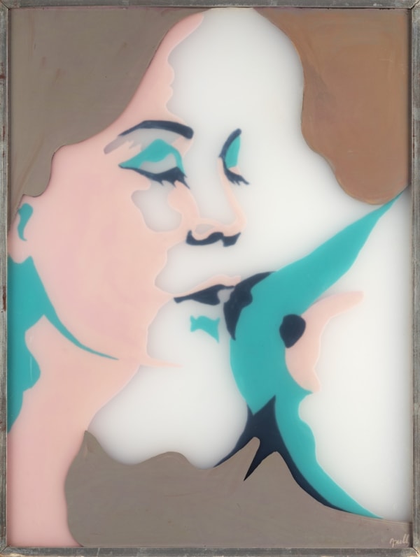 Evelyne Axell Le fruit défendu 1 Email sur polyester 55 x 41 cm