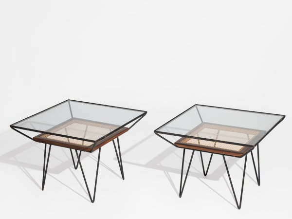 Carlo Hunter & Martin Eisler, Paire de tables d'appoint, 1950