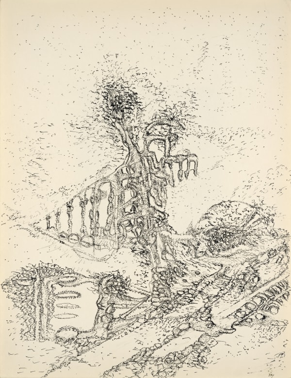 Henri Michaux, Dessin mescalinien, c. 1958-1959