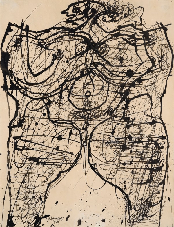 Jean Dubuffet, Corps de dame, 1950
