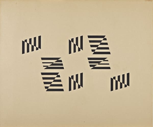 Helio Oiticica Limite-Lumificaças gouache sur carton 45,1 x 53,7 cm