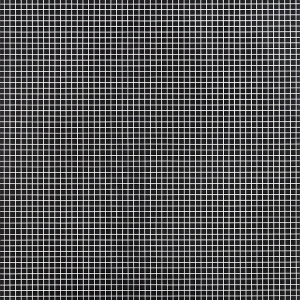 François Morellet 2 trames: 0°-90° Peinture sérigraphique sur bois 80 x 80 cm 31 1/2 x 31 1/2 in