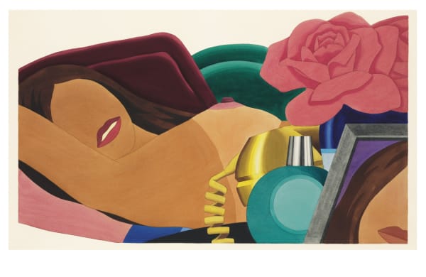 Tom Wesselmann Big Study for Nude graphite et liquitex sur papier 91,4 x 133,4 cm (archives)