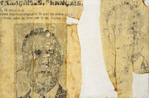 Gil Joseph Wolman Françaises, Français art scotch sur toile 22 x 32,2 cm (archives) 28,5 x 19,5 cm (archives)