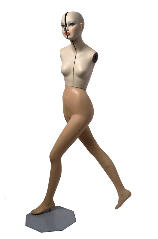 Gil Joseph Wolman Mannequin Séparé Mannequins de vitrine de mode buste séparé en deux hauteur : 170 cm