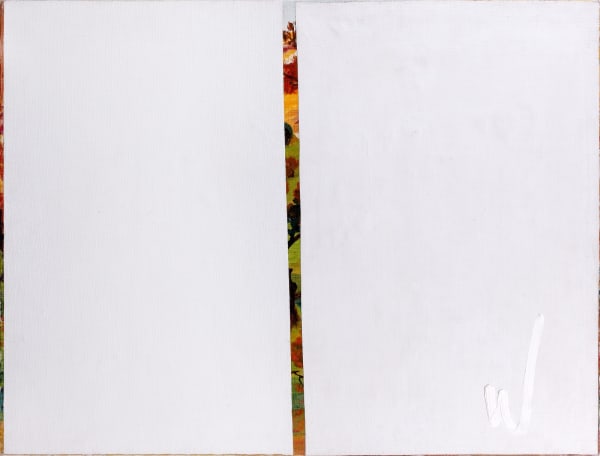 Gil Joseph Wolman Peinture fermée huile sur toile recouverte par deux lés de toile apprêtée blanche marouflée 54 x 73 cm