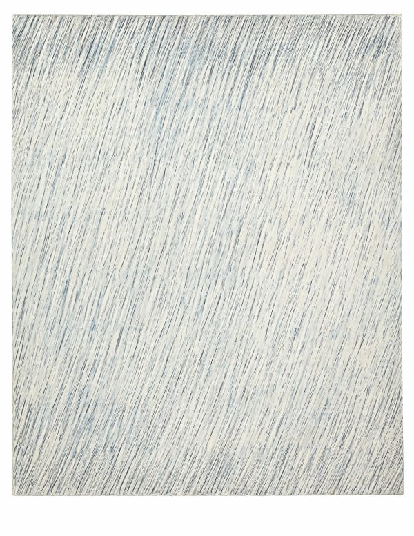 Park Seo-Bo Ecriture No. 27-73 crayon et huile sur toile 100 x 80 cm