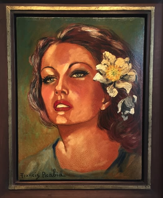 Francis Picabia Visage de femme huile sur carton 52 x 42,3 cm (disponible) 52 x 42,3 cm (available)
