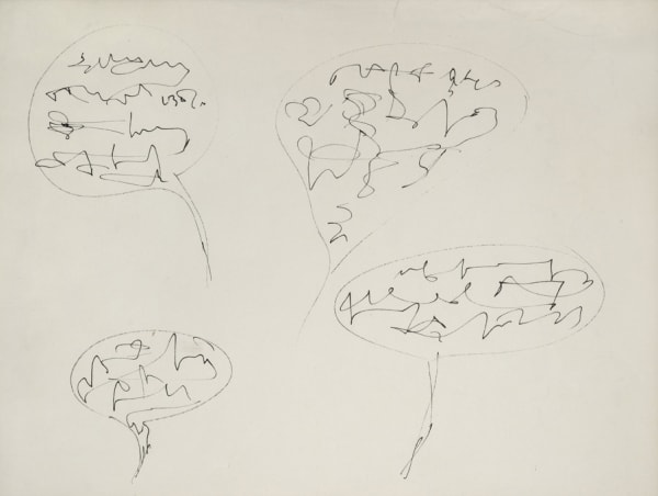 Gil Joseph Wolman La bande à Canson encre de Chine 24 x 31 cm