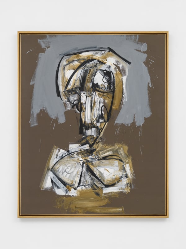 Antonio Saura Saba Huile sur toile 162 x 130 cm