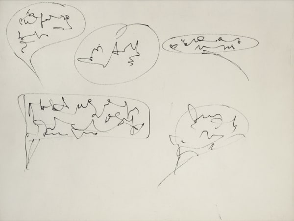 Gil Joseph Wolman La bande à Canson encre de Chine 24 x 31 cm