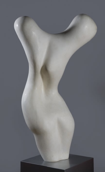 Jean Arp Torse des Pyrénées plâtre modèle d'origine Hauteur 105 cm (archives) Height 105 cm (archives)