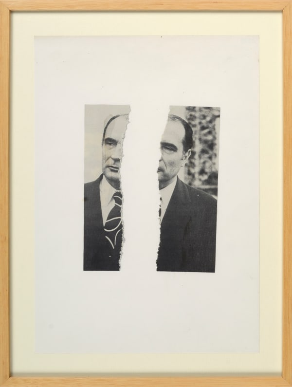 Gil Joseph Wolman Mitterrand, ca. 1977 papier séparé sur Canson 30 x 21 cm (disponible)