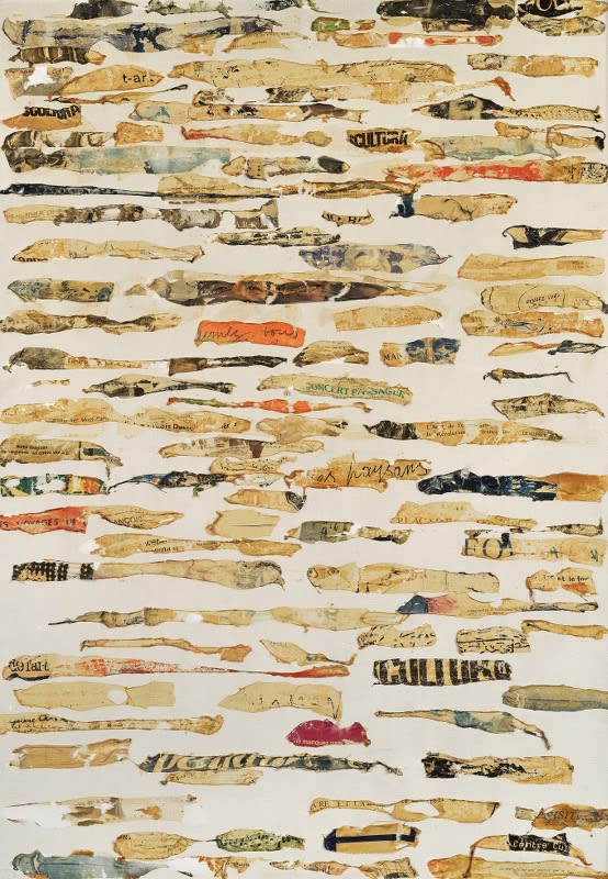 Gil Joseph Wolman Sans titre (t-art) art scotch sur toile 114,8 x 80,5 cm