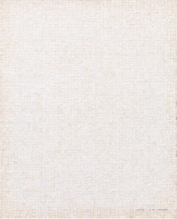 Sang Hwa Chung Untitled 76-2 Acrylique sur toile 80,5 x 63,5 cm 31 3/4 x 25 3/4 in