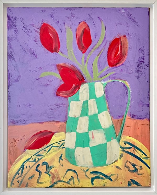 Gordon Douglas Ball, 6 Red Tulips, 2023