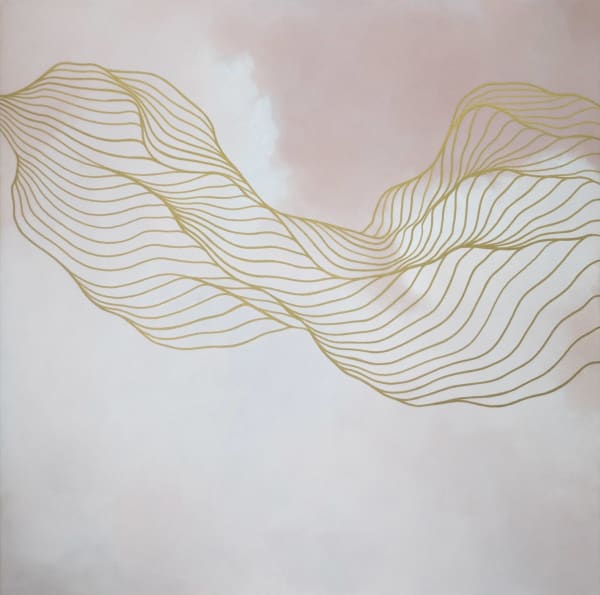 Tracie Cheng Seek First, 2023 Acrylic and oil on canvas 30 x 30 in. 76.2 x 76.2 cm.