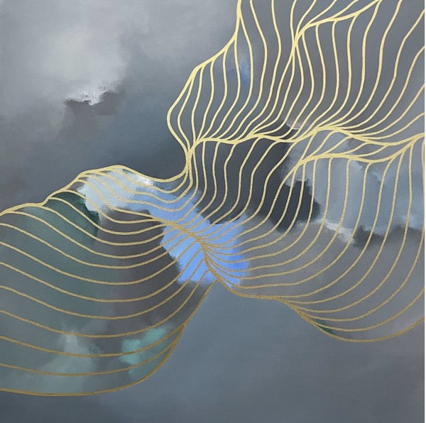 Tracie Cheng Resonance, 2023 Acrylic and oil on canvas 24 x 24 in. 61 x 61 cm.