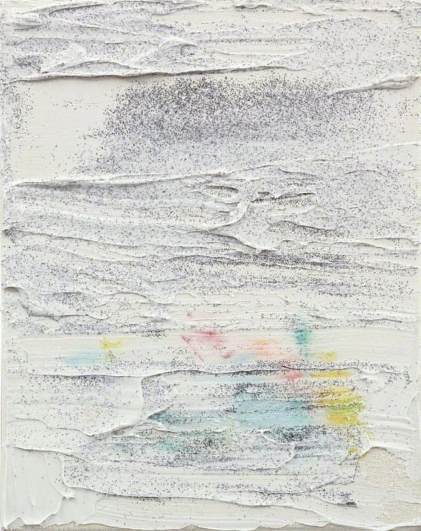 David Mohr Source Between (3), 2016 Pastel, sand and acrylic gel on canvas 10 x 8 in. 25.4 x 20.3 cm.