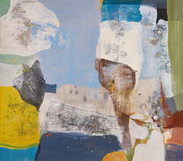 Vidvuds Zviedris Rome, 2017 Acrylic on canvas 21 x 24 in. 53.3 x 61 cm.