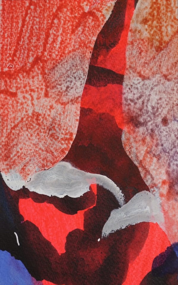 Vidvuds Zviedris Hekate, 2024 Watercolor on paper 9 x 5 3/4 in. 22.9 x 14.6 cm.