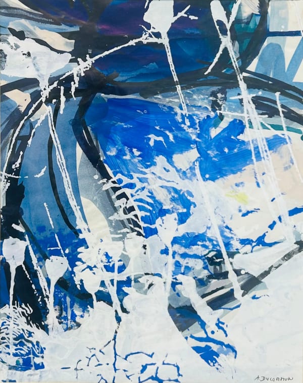 Amelie Ducommun #16, 2022-2024 Mixed media on paper 11 3/8 x 9 in. 29 x 23 cm.