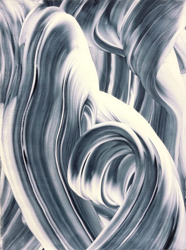 William Wood Untitled, 2000 - 2004 Oil and wax on primed paper 14 x 11 in. 35.6 x 27.9 cm.