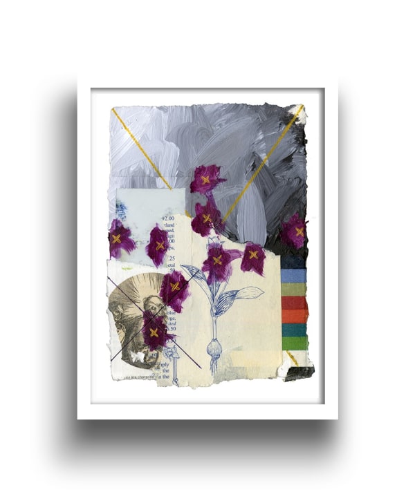 Edward Holland The Virgin Version 15, 2020 Continuous tone photographic print on Entrada Rag paper 18 x 16 in. framed
