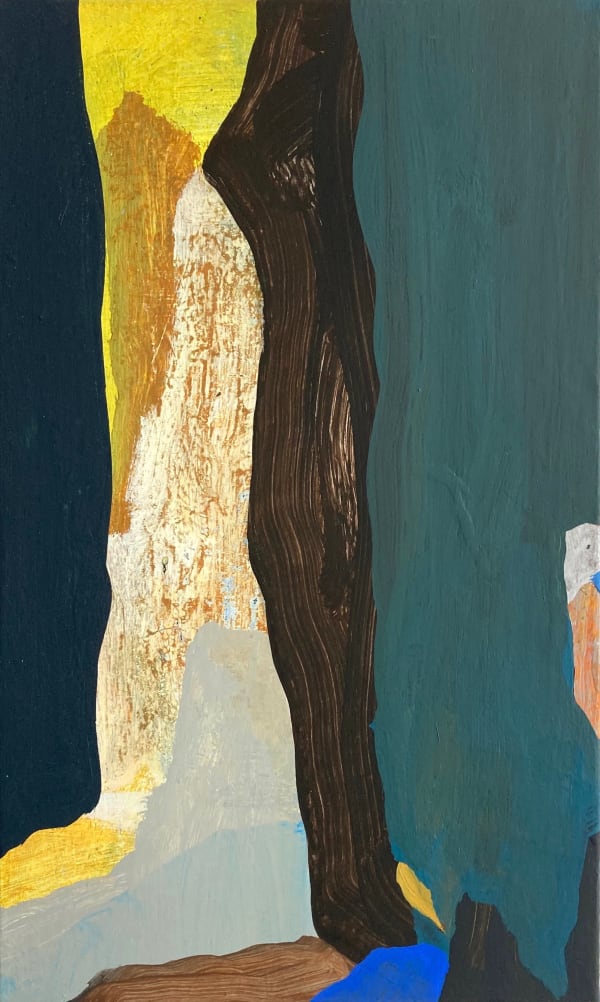 Vidvuds Zviedris Silhouette, 2023 Acrylic on canvas 20 x 12 in. 50.8 x 30.5 cm.