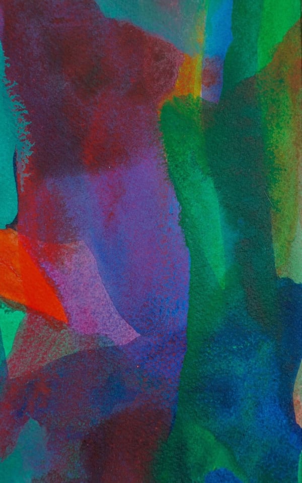 Vidvuds Zviedris Marpessa, 2024 Watercolor on paper 9 x 5 3/4 in. 22.9 x 14.6 cm.