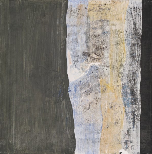 Vidvuds Zviedris The Wall II, 2024 Acrylic on canvas 12 x 12 in. 30.5 x 30.5 cm.