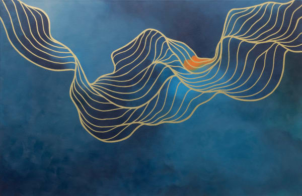 Tracie Cheng In Twilight, 2025 Acrylic and oil on canvas 24 x 36 in. 26 x 38 in. Framed *price includes frame