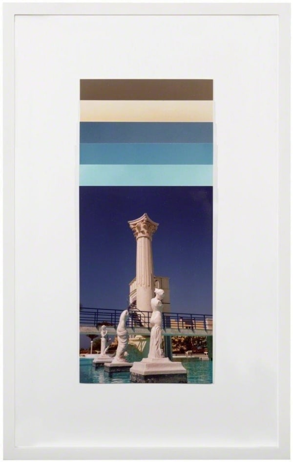 Andrés Galeano Vertical Skies #19, 2014 Found photo album pictures, C-prints 11 2/5 x 7 in. 29 x 17.8 cm.