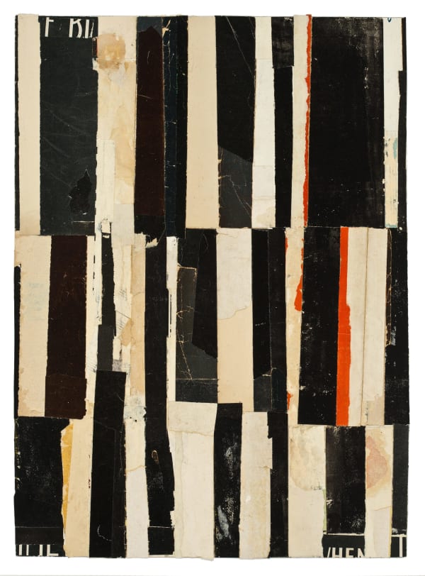 Lisa Hochstein Prairie Fenceline (4), 2015 Mixed media on paper 14 x 10 in. 35.6 x 25.4 cm.